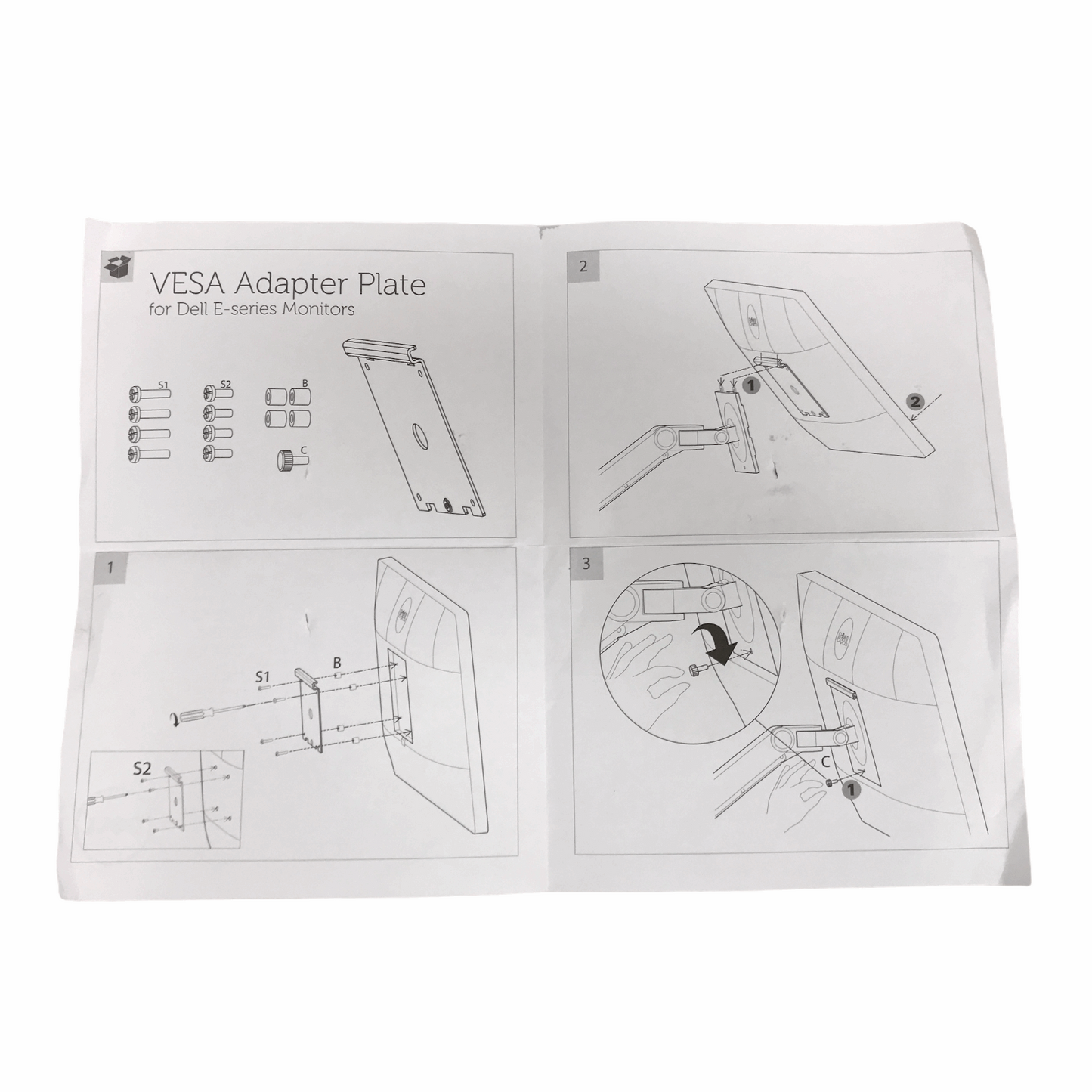 NEW VESA ADAPTER PLATE FOR DELL E-SERIES MONITORS - OEM - Premium  from WyBiTs Solution - Just $7.99! Shop now at WyBiTs Solution